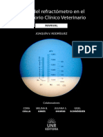 El Uso Del Refractómetro. Clínico Veterinario MANUAL JOAQUÍN v. RODRÍGUEZ