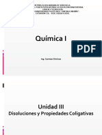 Unidad III Disoluciones y Propiedades Coligativas