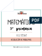 Cuadernos de RESOLUCIÓN PROBLEMAS - 3º