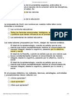 Test Epistemologia de La Educación Si