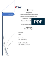 Etica Psicologica - Grupo#1 - Ensayo Sobre La Toma de Decisiones y La Responsabilidad Legal Del Psicólogo