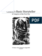 Chuck's Basic Storyteller: & Vampires of The First City