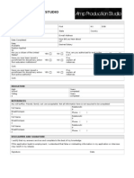 Amp Production Studio Application