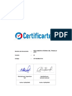 CP-SSOMA-R-01 Reglamento Interno Del Trabajo (RIT) CERTIFICARTE