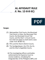 5-Judicial Affidavit Rule