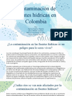 Exposición-Contaminación en Fuentes Hídricas