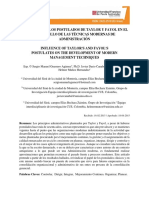 Resumen: Los Principios Administrativos Planteados Por Taylor y Fayol, A Pesar de Haberse