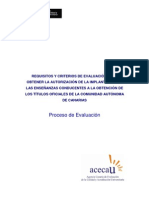 Requisitos y Criterios de Evaluación