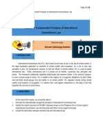 Module 8: Fundamental Principles of International Humanitarian Law