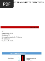 Transfusion Transmitted Infections