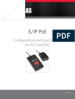 E/Ip Poe: Configuration and User Manual For PLC and PAC