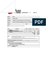 Presupuesto #390-2018 - Suministro y Colocacion de Mezcla Asfaltica en Caliente - Planta Komatsu