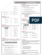 Chap 9 - Exercices 6 - Multiplication - Pourcentages - CORRIGE