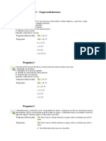 Questionário Unidade IV Empreendedorismo