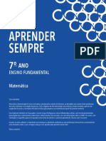 Aprender Sempre - Matemática - 7 Ano