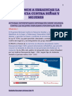 Ayudamos A Erradicar La Violencia Contra Niñas Y Mujeres