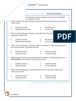 Lesson 7 Annuities: Context