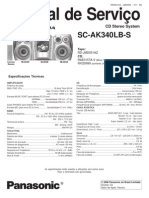 Panasonic SC Ak340lb-S