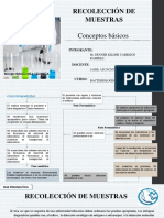 Diapositiva de Recolección de Muestras - Conceptos Básicos