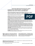 (Journal of Neurosurgery - Spine) Need For Arthrodesis Following Facetectomy For Spinal Peripheral Nerve Sheath Tumors - An Institutional Experience and Review of The Current Literature