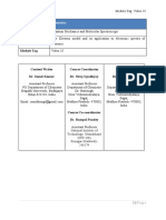 Paper No and Title Module No and Title Module Tag: Subject Chemistry