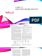 Caso 3.7 - Elección de Proyectos