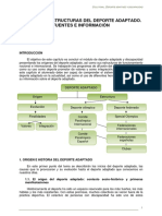 Historia y Estructura Del Deporte Adaptado