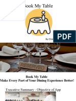 Book My Table: by Chinmaya Lovekar