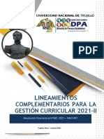 Lineamientos Gestión Curricular 2021-II-V2