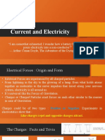 Current and Electricity