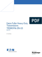 Eaton Fuller Heavy-Duty Transmissions TRSM0996 EN-US: Service Manual