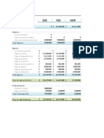 Flujo de Caja en Excel