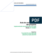 Acta de Proyecto Tarea