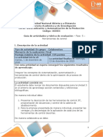 Guia de Actividades y Rúbrica de Evaluación - Evaluación Final - Fase 5 - Herramientas de Control