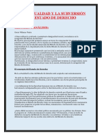 La Desigualdad y La Subversión Del Estado de Derecho