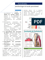 Anatomia e Histologia Do Tecido Periodontal