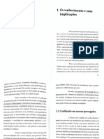 Manual - Conhecimento e Suas Implicações. Confiando em Nossas Percepções. O Que É Conhecimento - Conhecimento e Verdade. Paradigmas Do Conhecimento