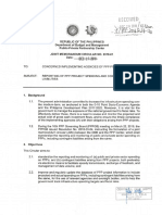 Department of Budget and Management Public-Private Partnership Center Joint Memorandum Circular No. 2018-01 Date