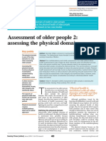 Assessment of Older People 2: Assessing The Physical Domain