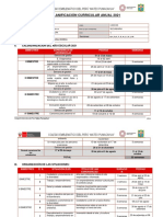 Planificacion Curricular 2021