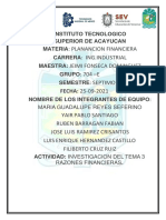 Unidad 3 Razones Financiera - Investigacion-Mapa