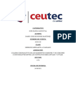 Cuadro Comparativo de Los Elementos Comunes y No Comunes o Discordantes Entre Los Contratos Mercantiles y Civiles.