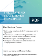 The Leave No Trace Seven Principles