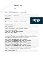 DataGuard Setup Step by Step