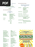 Earth Month 2011 Fun Run - Programme