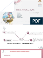 Thermodynamique: Réalisé Par: Encadré Par