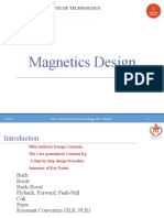 Magnetics Design: 11/21/21 Dept. of Electrical & Electronics Engg., MIT - Manipal 1