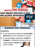 Slides - Marketing Pessoal Nas Redes Sociais e Nas Relações Pessoais