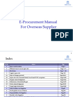 E-Procurement Manual For Overseas Supplier