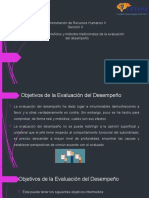 Beneficios y Metodos Tradicionales de La Evaluacion de Desempeño